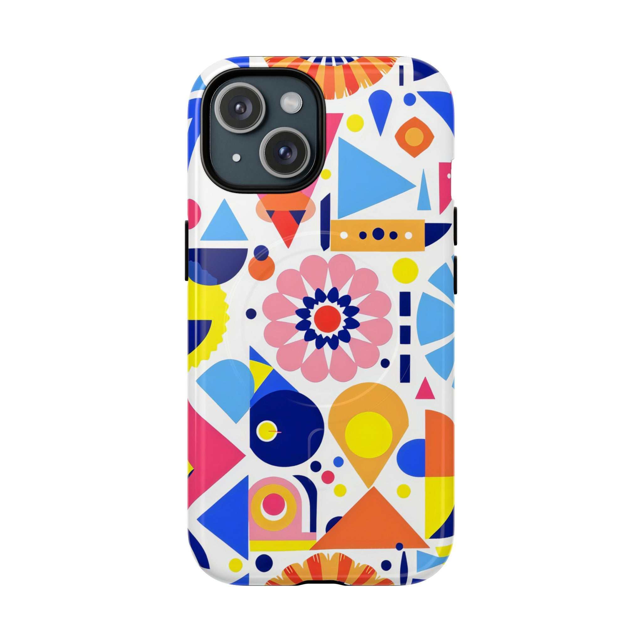 Bright Geo Print iPhone Magsafe Phone Case
