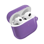 Purple hard shell AirPods Pro protective case with glossy finish, scratch and bump resistant, lightweight design