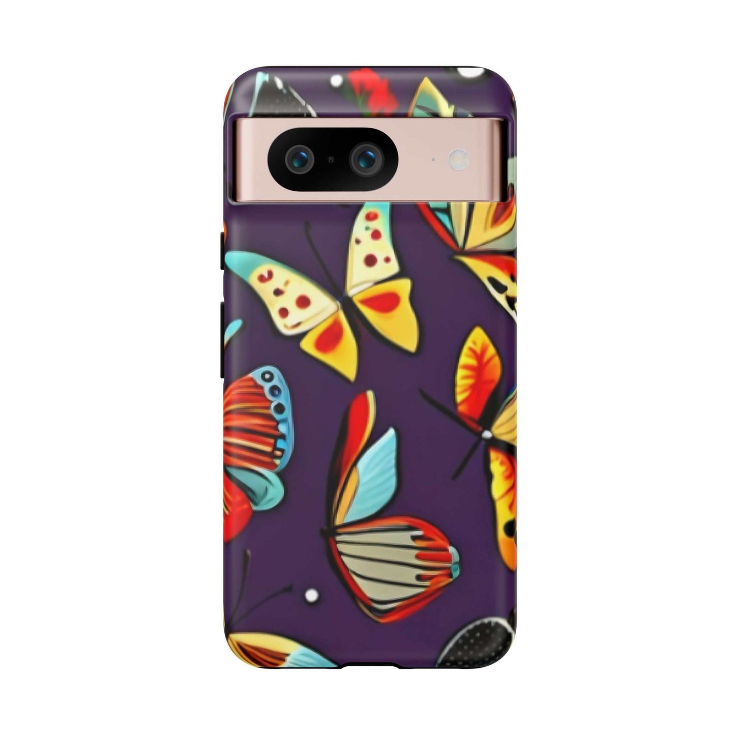 Bright Vibrant Butterfly Google Pixel Phone Case designed by littlebitz