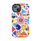 Bright Geo Print iPhone Magsafe Phone Case
