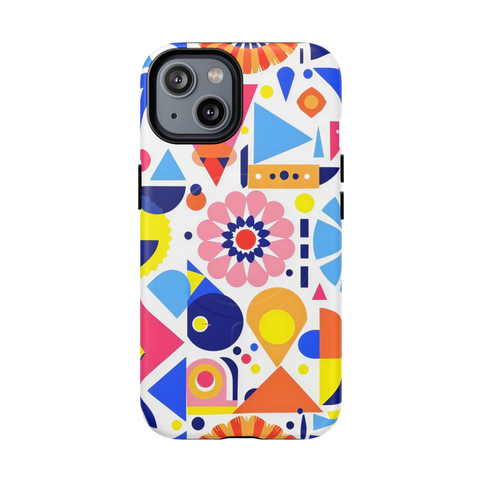 Bright Geo Print iPhone Magsafe Phone Case