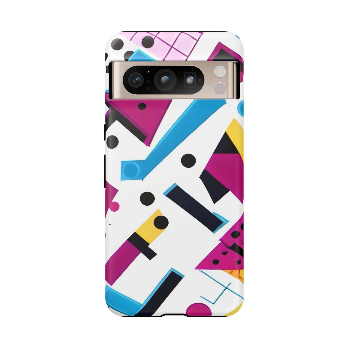 Bright Geometric google Pixel Phone Case Designed By Littlebitz 