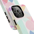 Pastel Geo Print iPhone Magsafe Phone Case