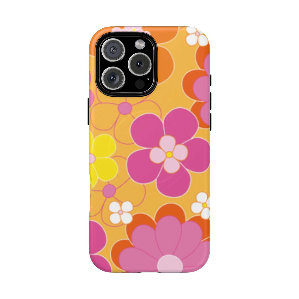 Retro Floral iPhone Magsafe Phone Case