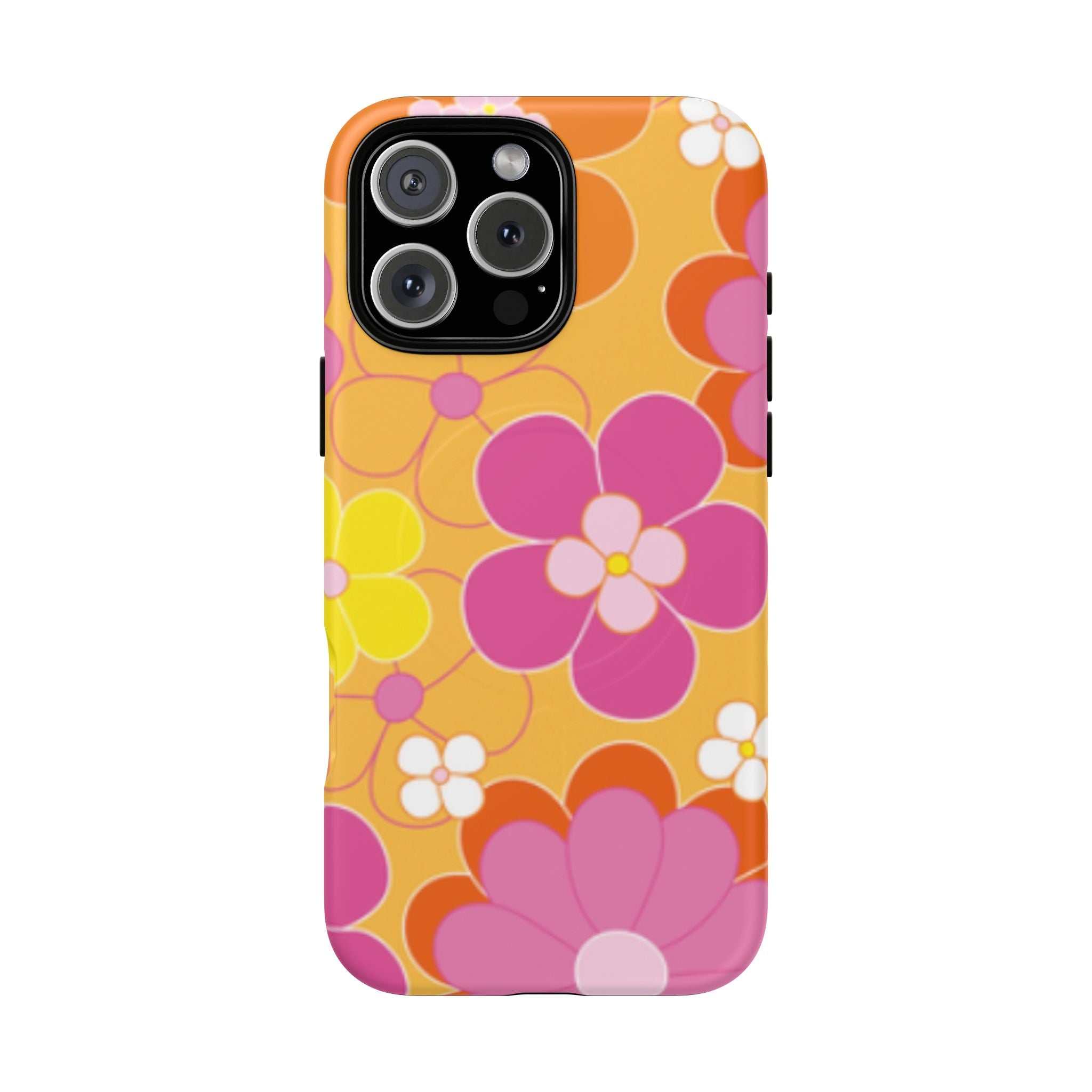 Retro Floral iPhone Magsafe Phone Case