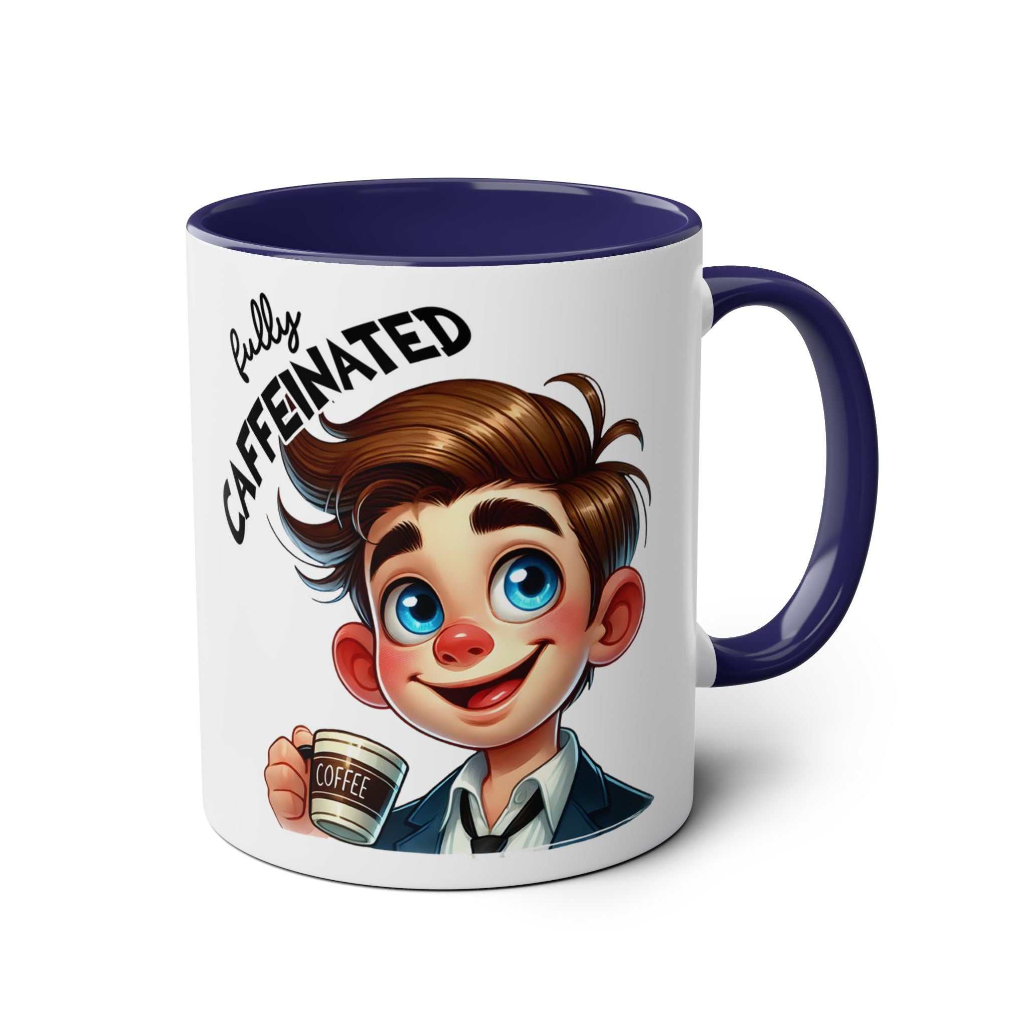 Fun Sarcastic Coffee Mug with humorous design, glossy finish, and 11oz capacity.
