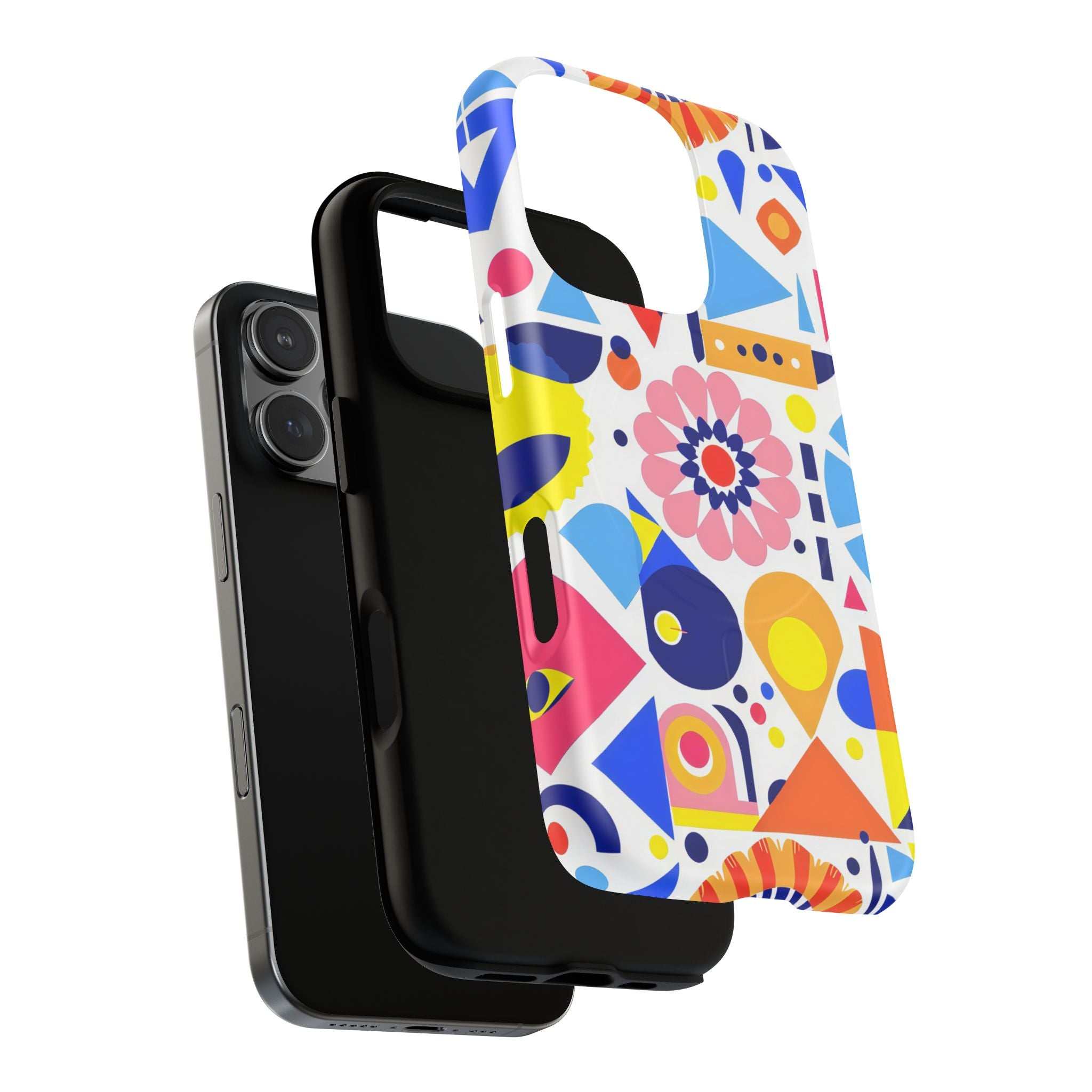 Bright Geo Print iPhone Magsafe Phone Case