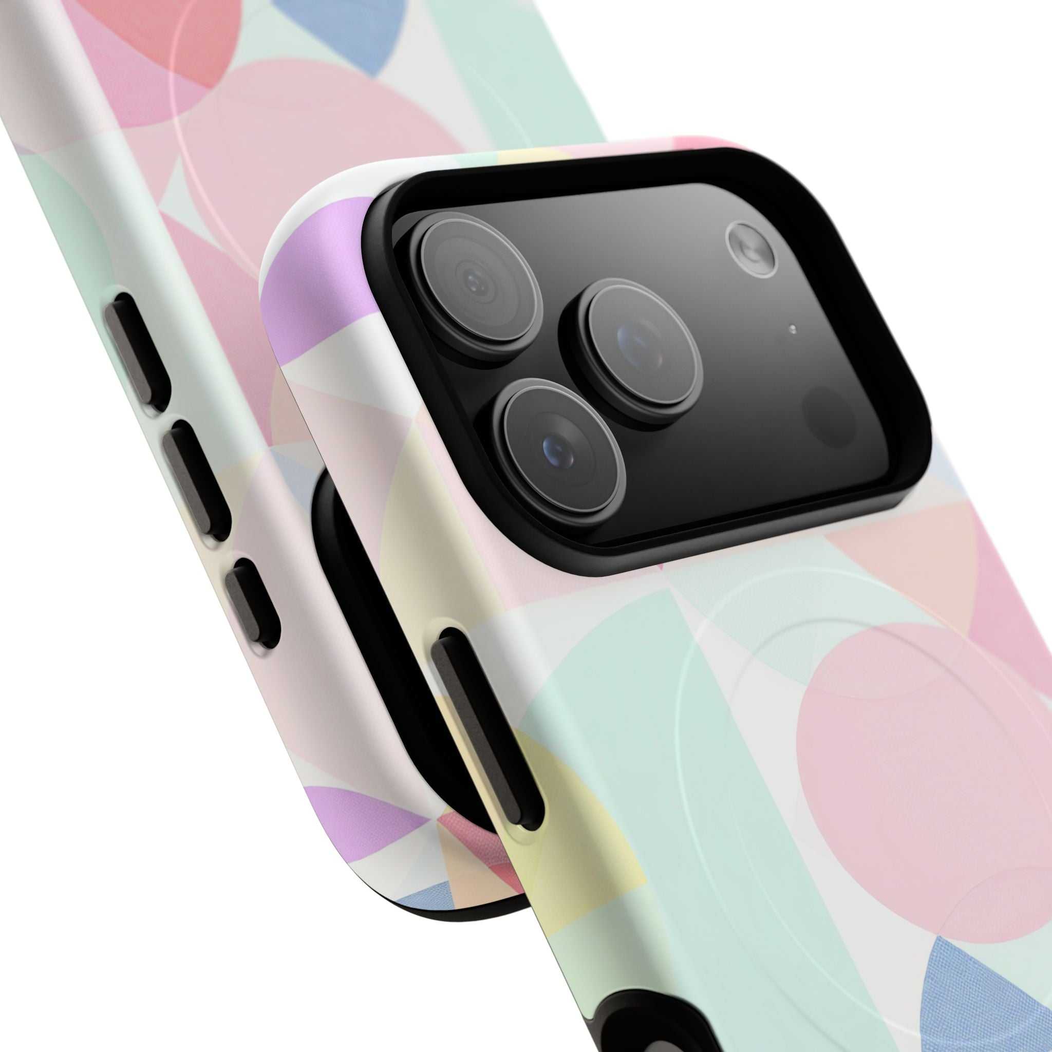 Pastel Geo Print iPhone Magsafe Phone Case