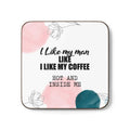 Cheeky Rude Coaster with playful double-meaning design on high-gloss cork-backed surface