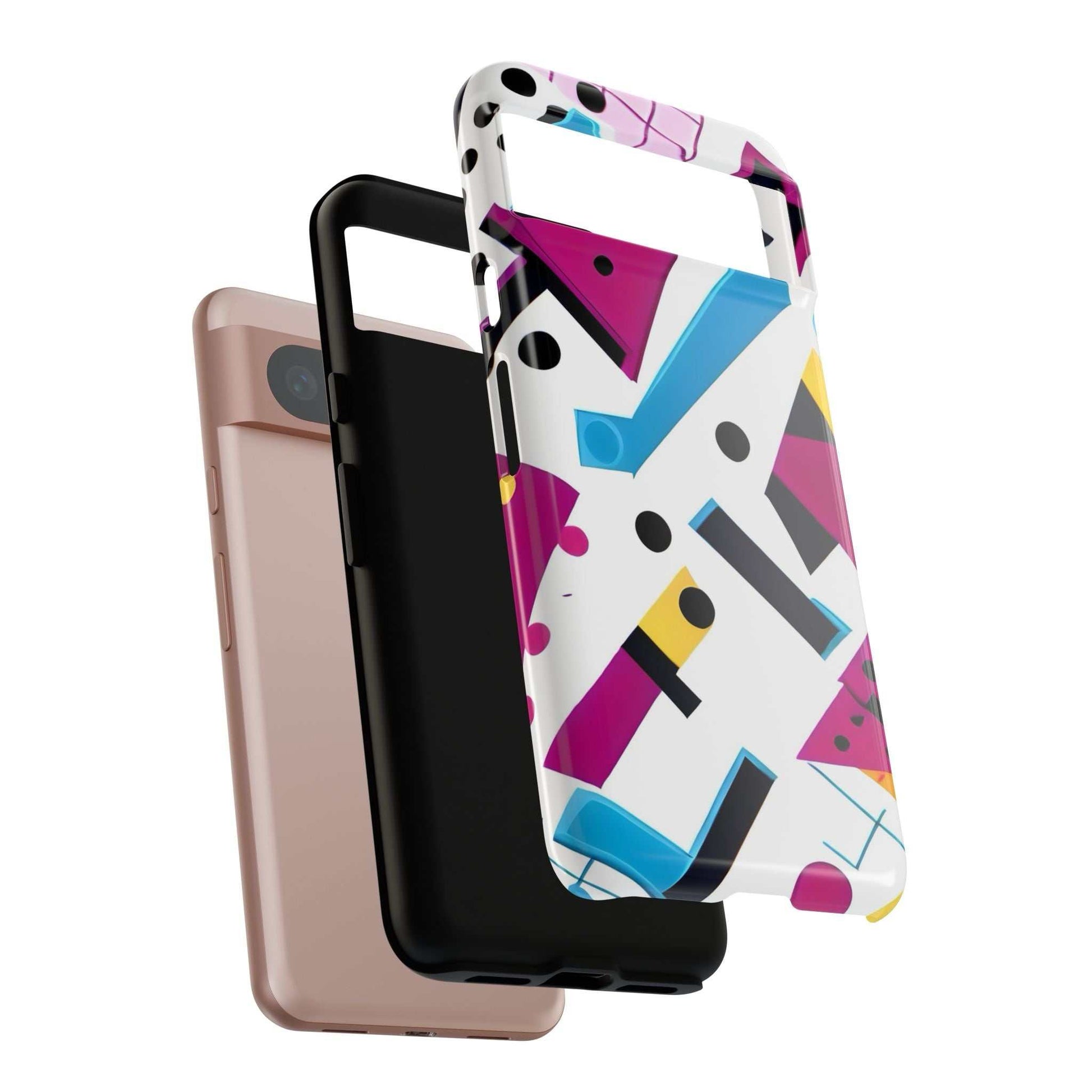 Bright Geometric google Pixel Phone Case Designed By Littlebitz 