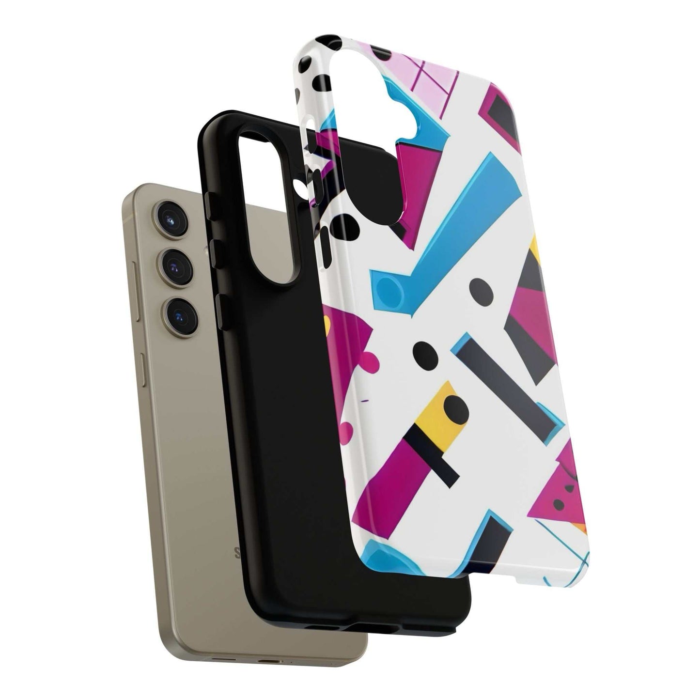 Bright Geometric Samsung Phone Case Designed By Littlebitz 