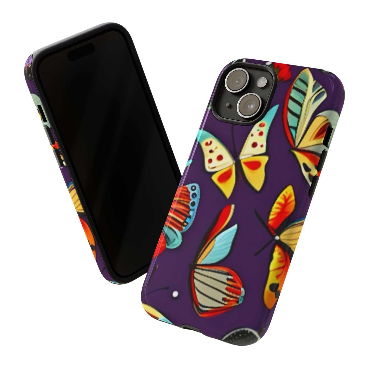 Bright Vibrant Butterfly Phone Case Designed By Littlebitz 