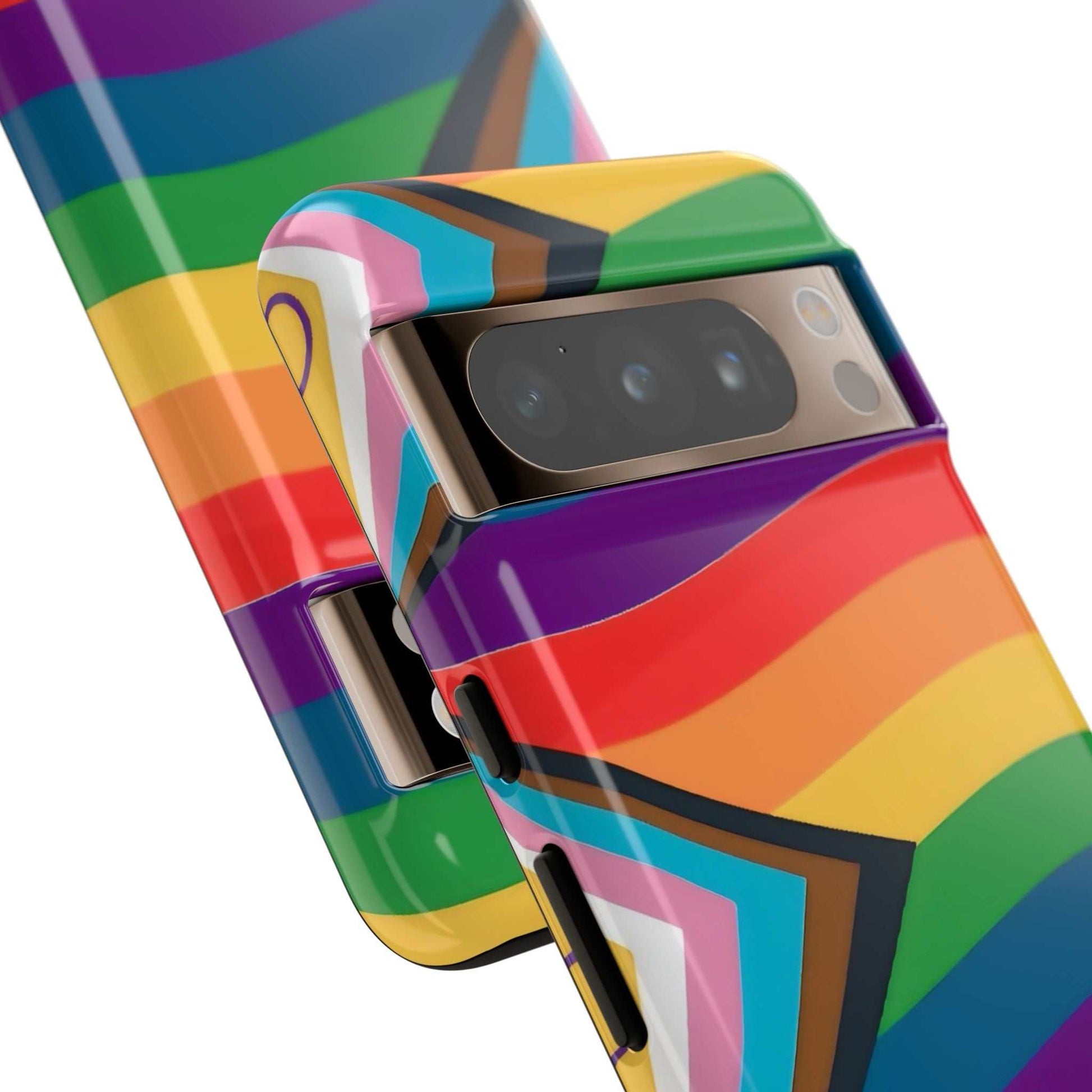 Colourful Pride Google Pixel Phone Case designed by littlebitz