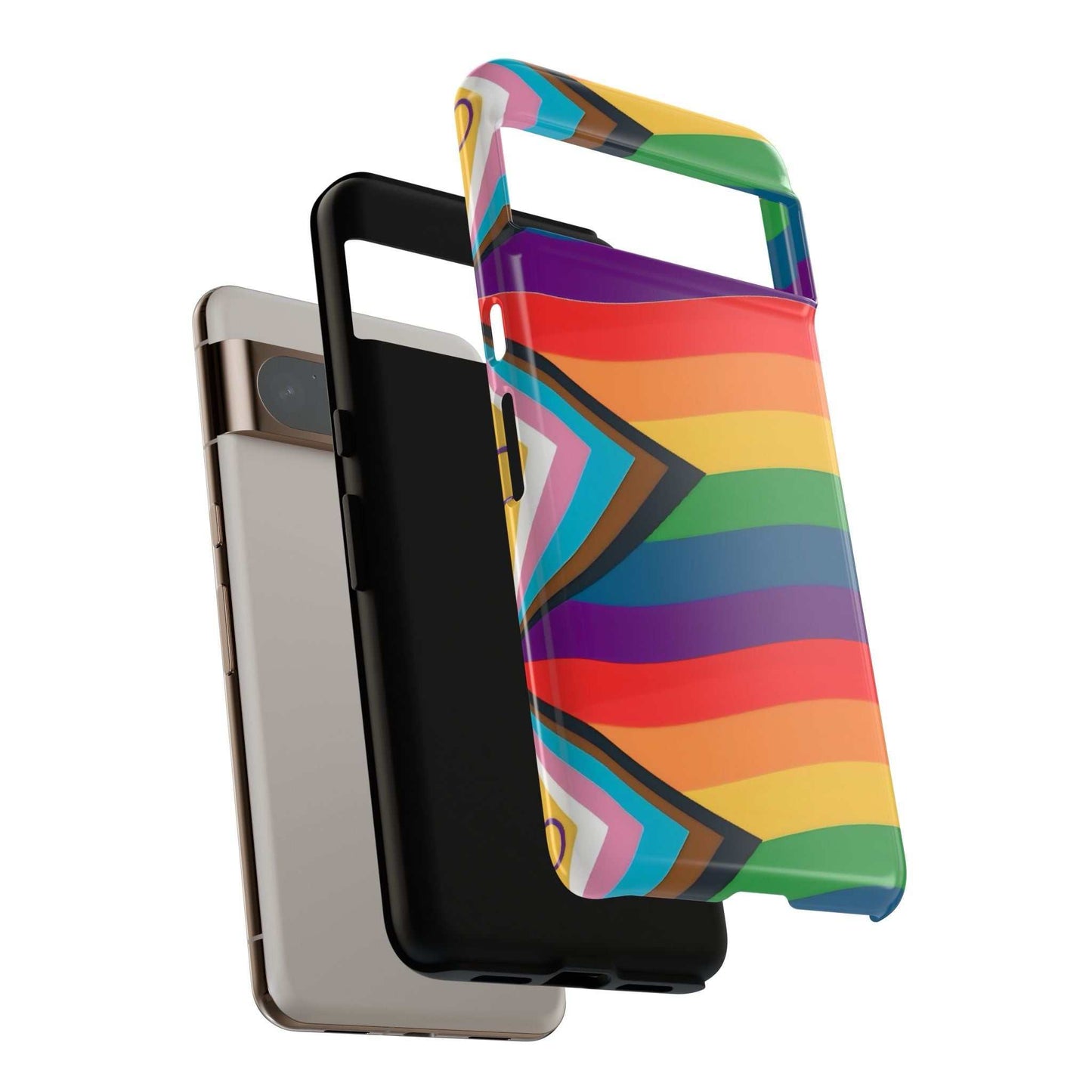 Colourful Pride Google Pixel Phone Case designed by littlebitz