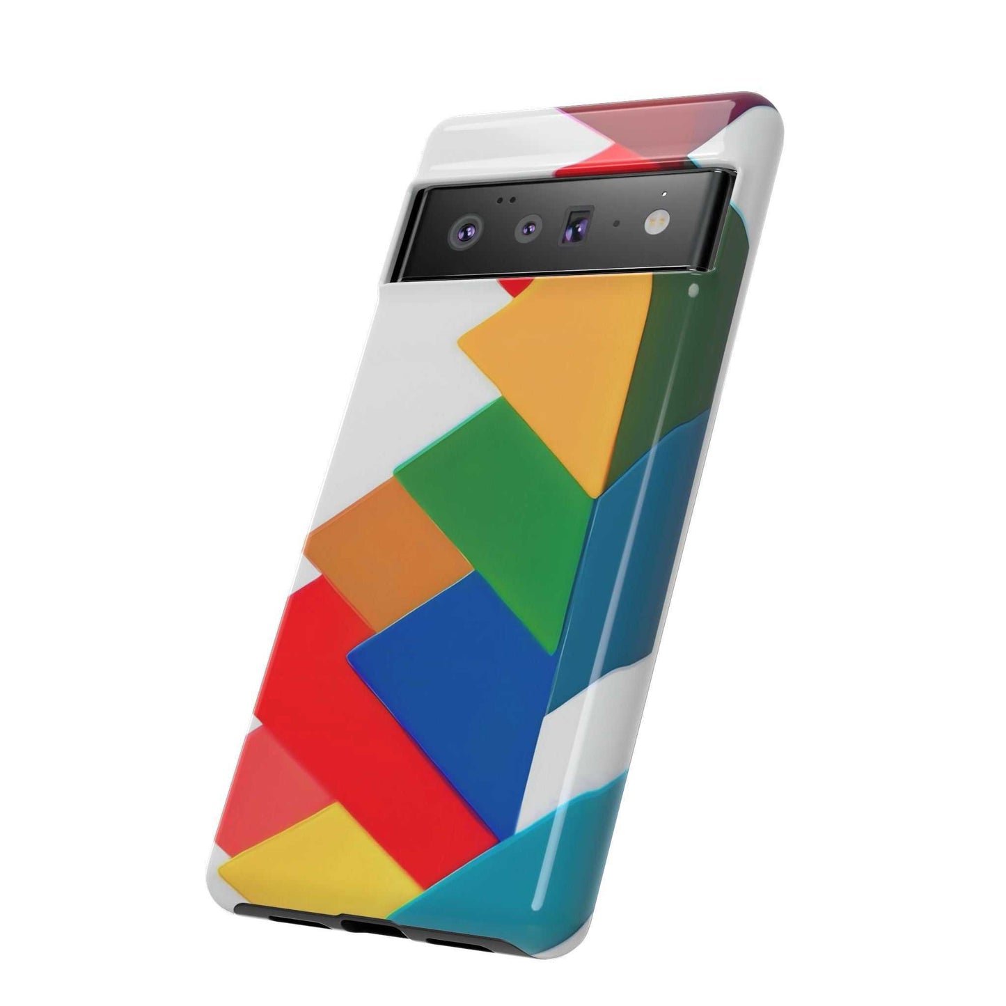 Colourful Print Google Pixel Phone Case designed by Littlebitz