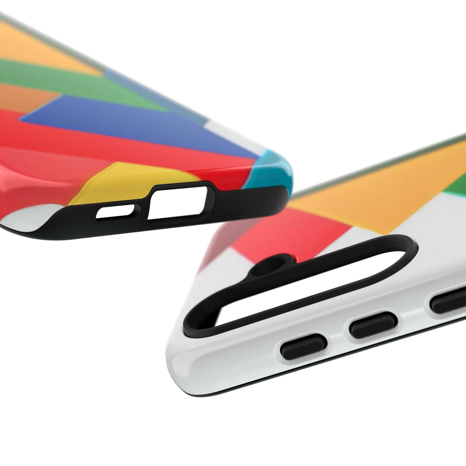 Colourful Print Samsung Phone Case Designed By Littlebitz 