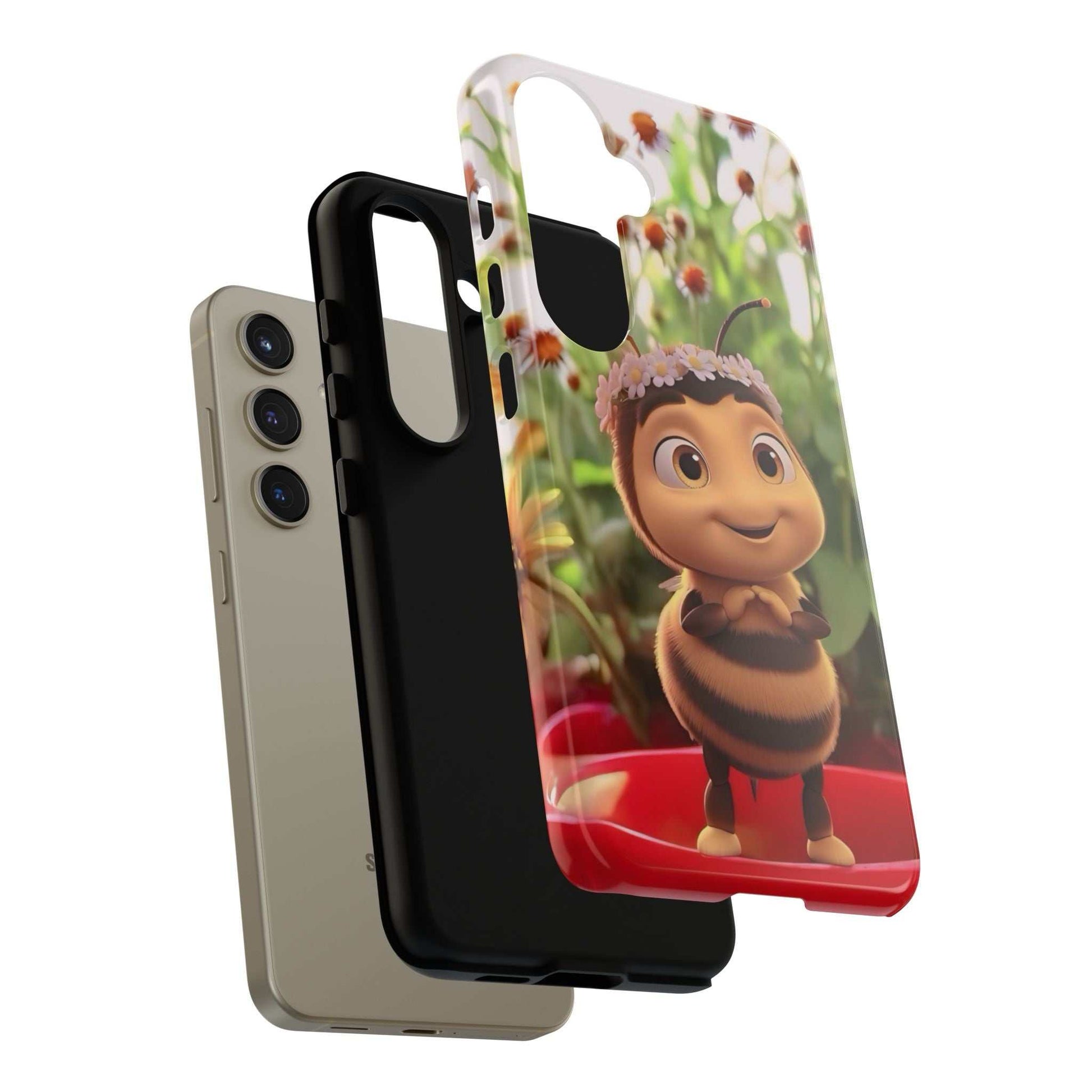 Cute BumbleBee Samsung Phone Case Designed By Littlebitz 