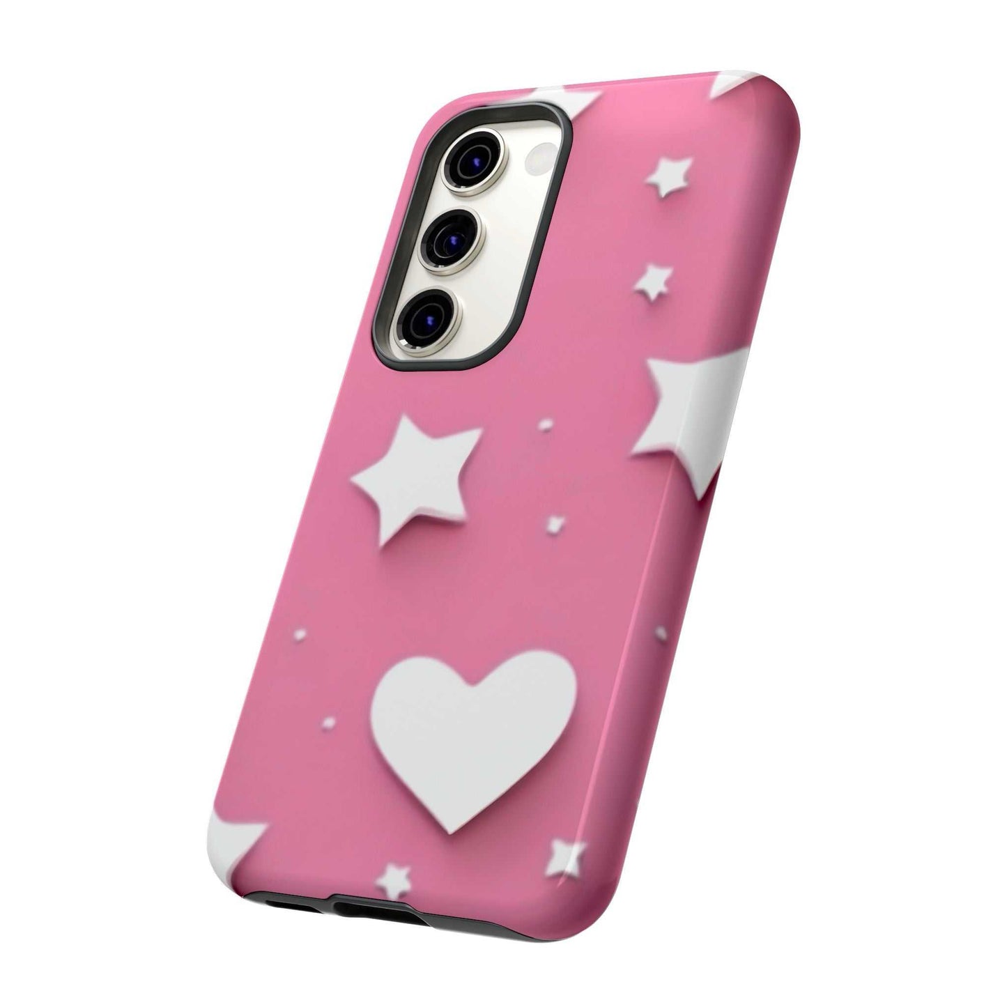 Hearts & Stars Samsung Phone Case Designed By Littlebitz 