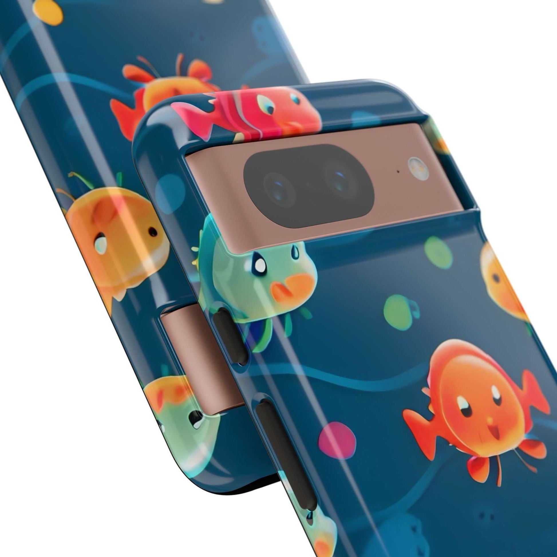 Fun Fish Google Pixel Phone Case designed by Littlebitz 