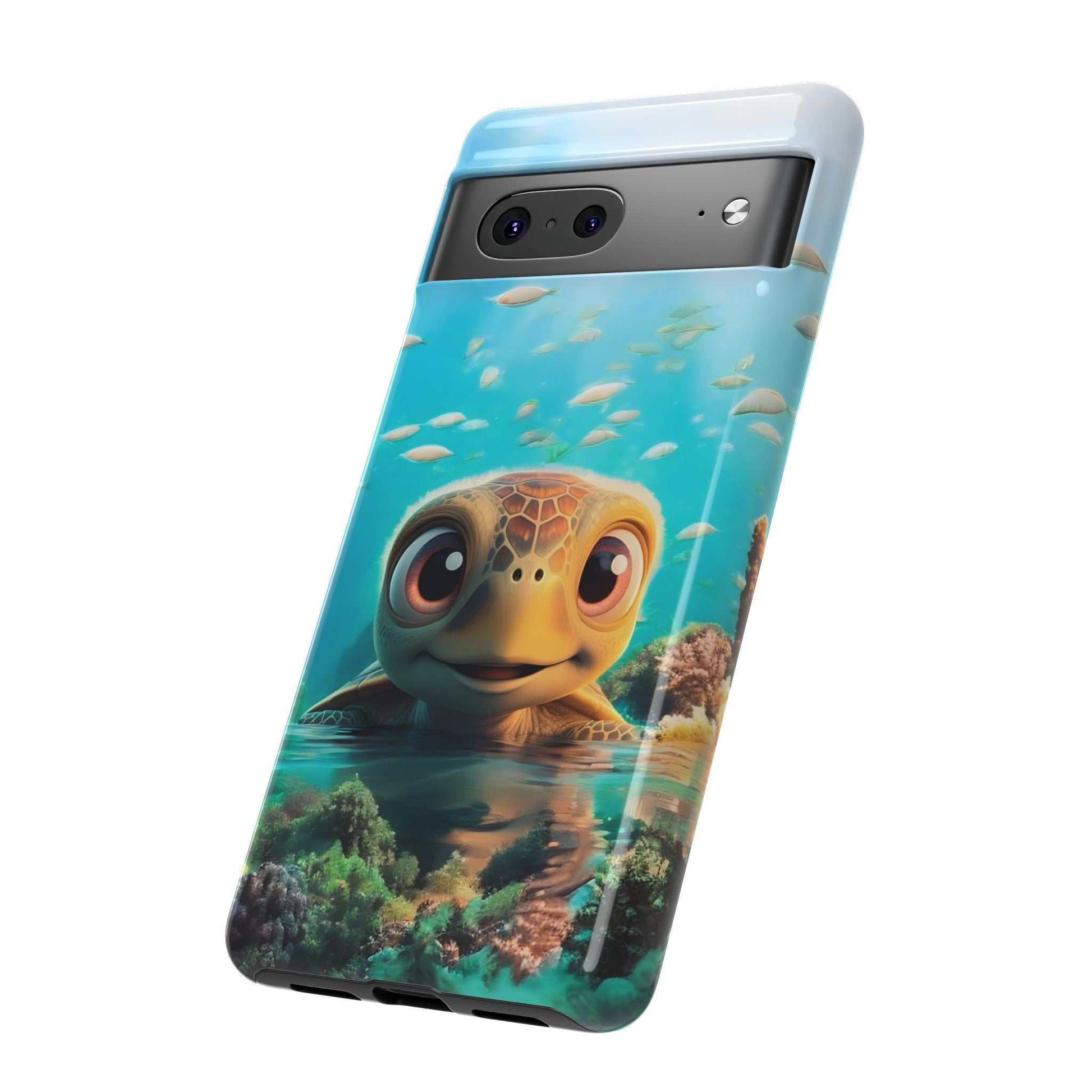 Sea Turtle Google Pixel Phone Case designed by Littlebitz 