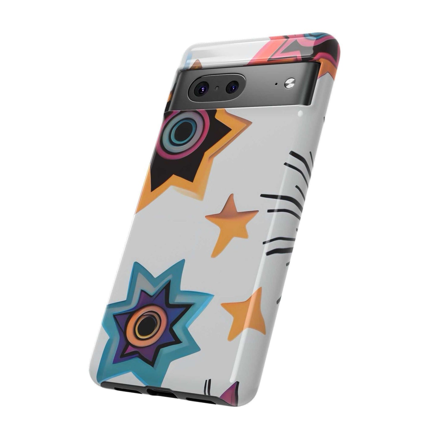 Vibrant Funky Google Pixel Phone Case designed by Littlebitz 