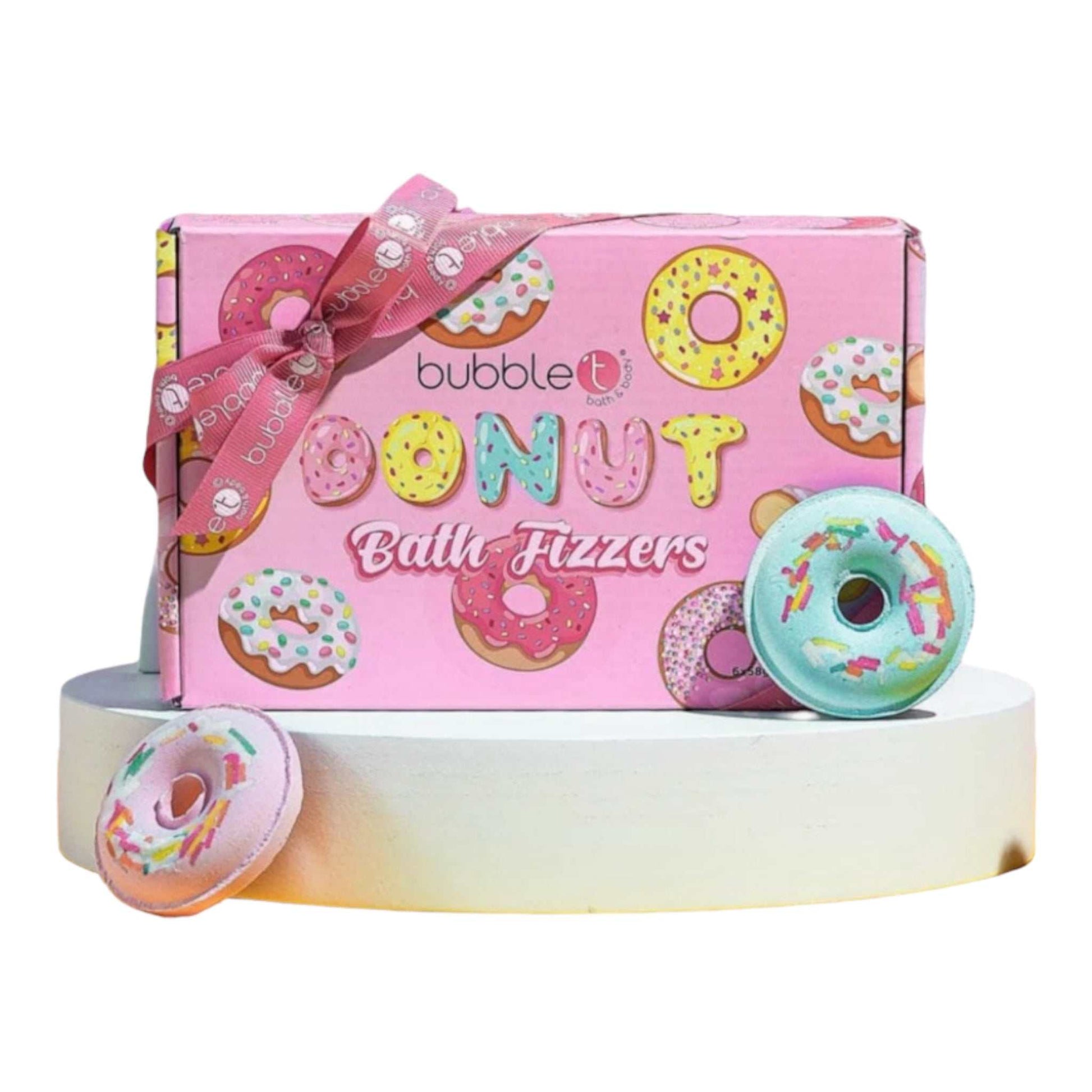 6 piece Donut bath bomb gift set