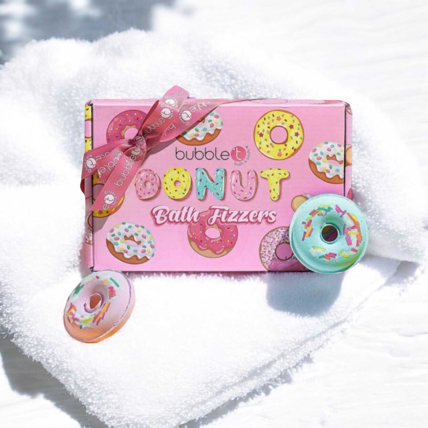 6 piece Donut bath bomb gift set