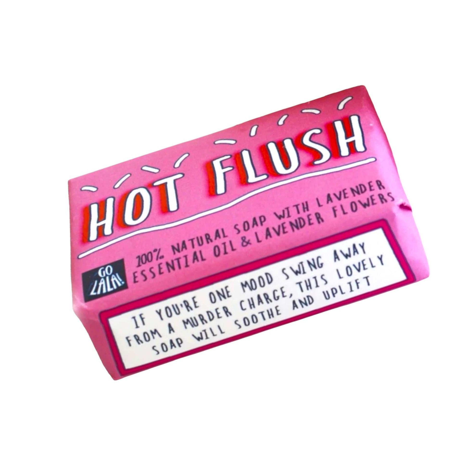 hot flush soap bar, fun and cheeky gift