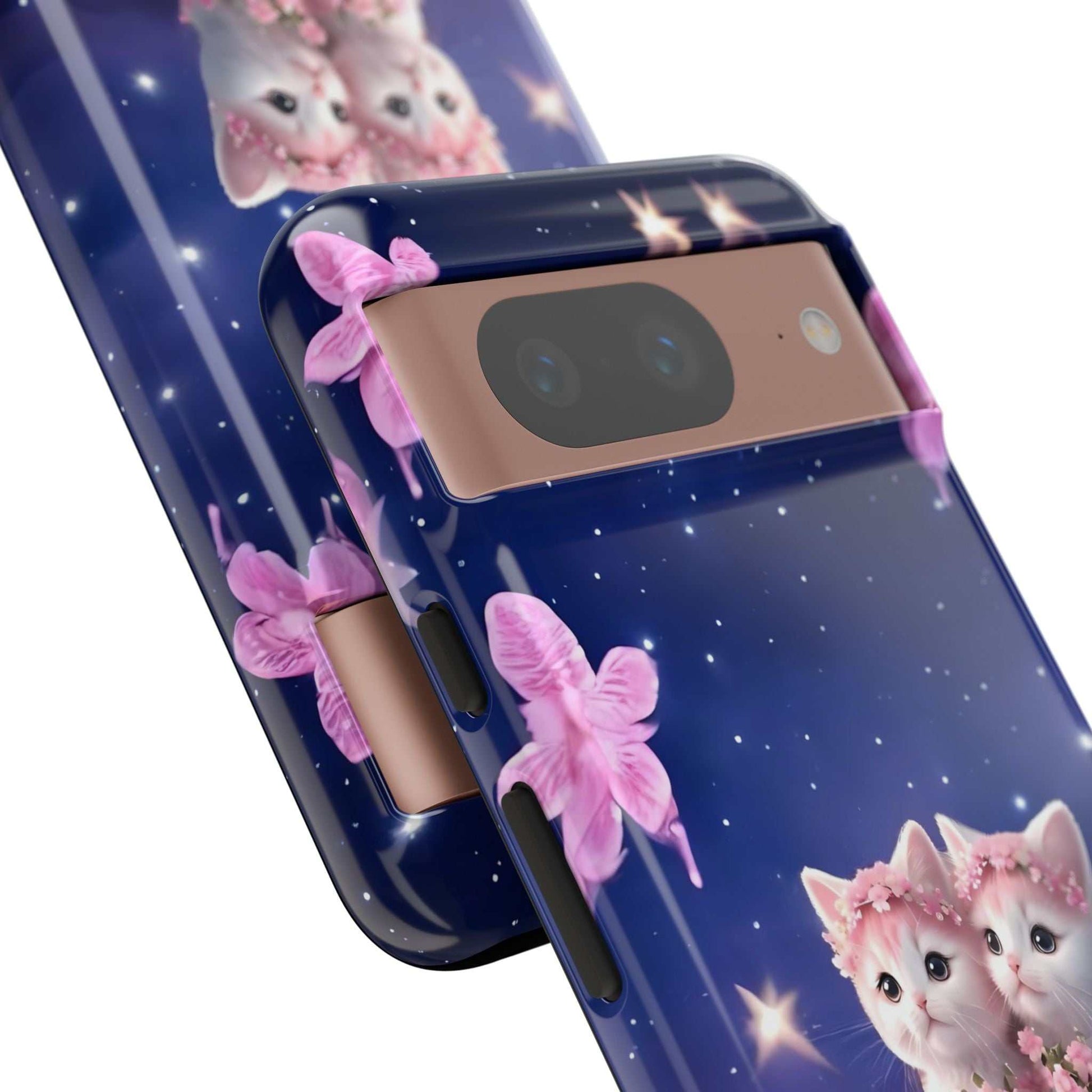 Adorable Kitten Google Pixel Phone Case designed by Littlebitz