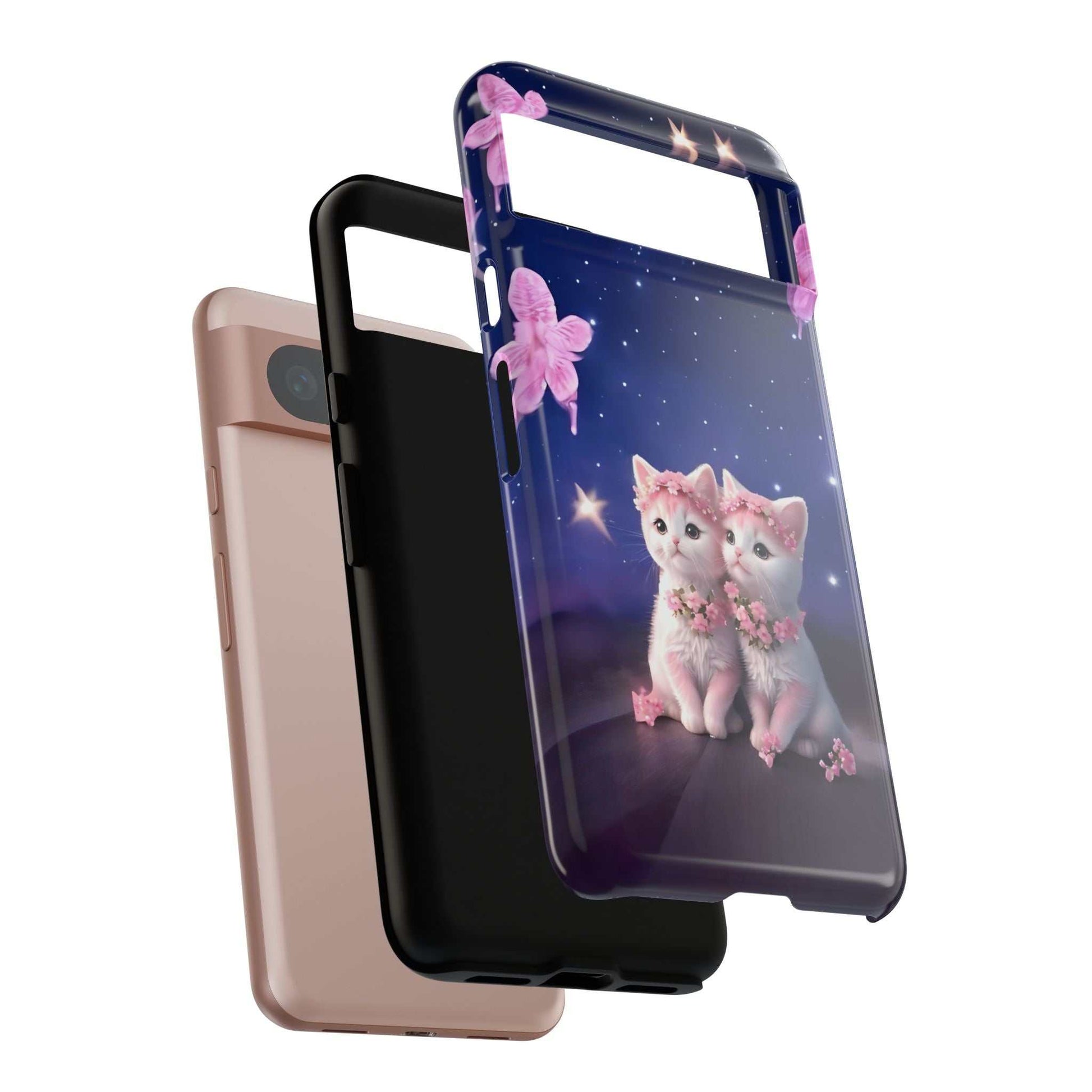 Adorable Kitten Google Pixel Phone Case designed by Littlebitz