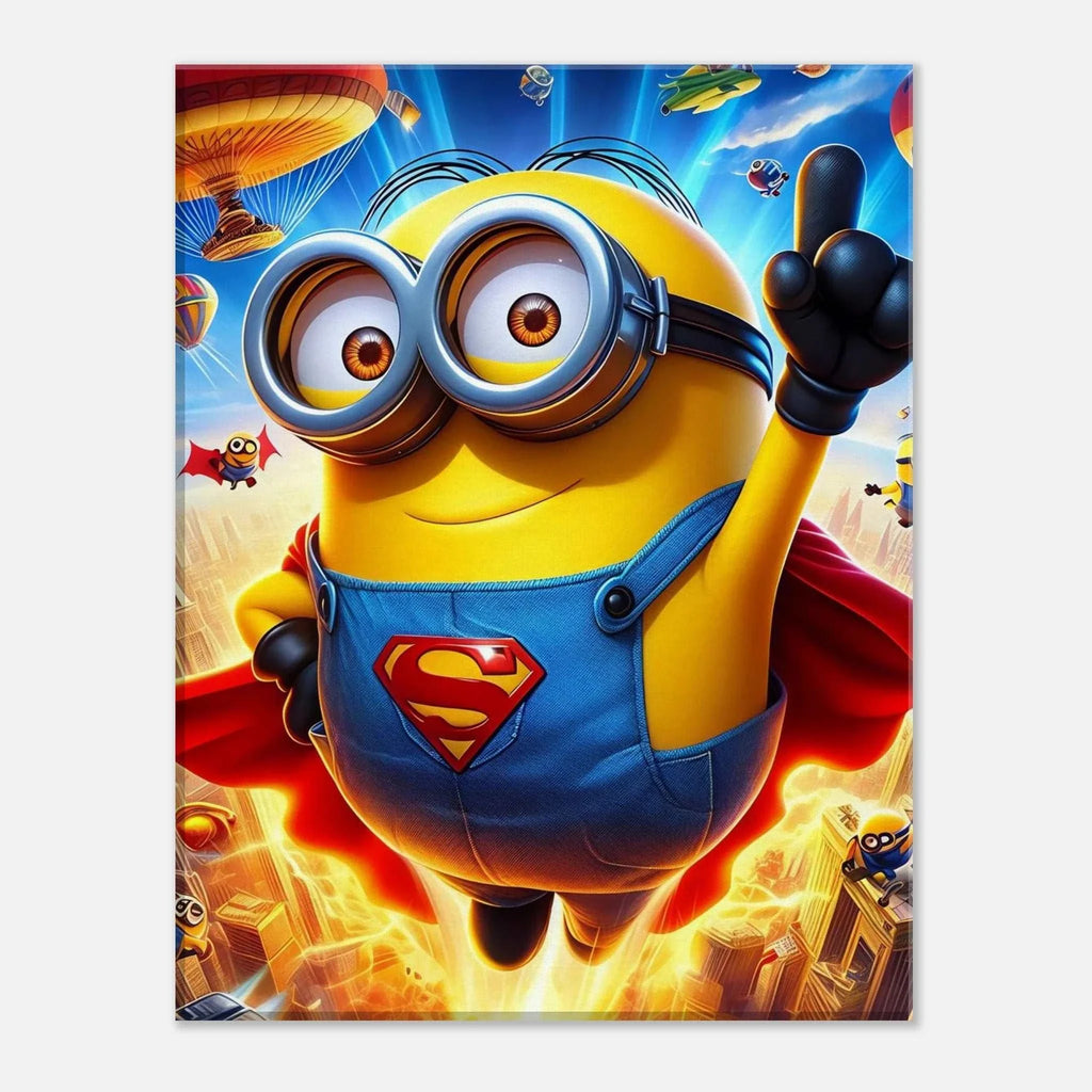 Minions Wall Canvas featuring vibrant, mischievous characters in a playful design.