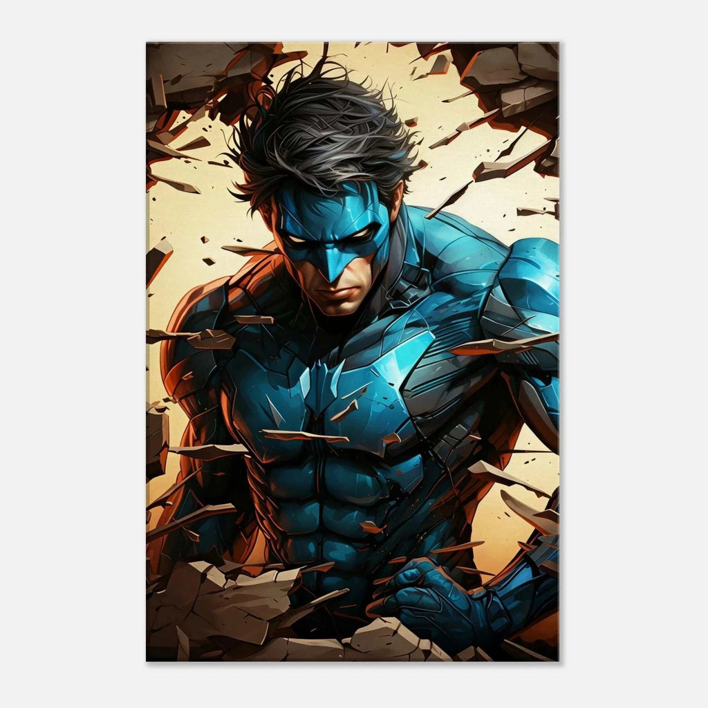 Nightwing Wall Canvas with bold design, vibrant colors, and durable materials.