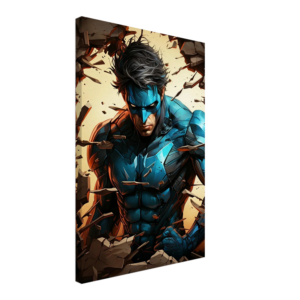 Nightwing Wall Canvas with bold colors and striking design.