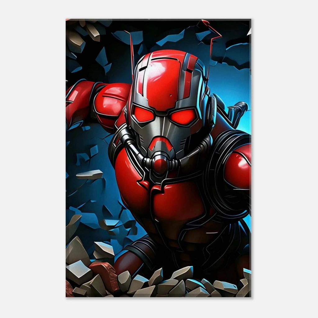 Antman Canvas featuring bold dynamic artwork in vibrant colors.