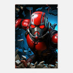 Antman Canvas featuring bold dynamic artwork in vibrant colors.