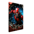 Antman canvas featuring dynamic superhero artwork with vibrant colors.