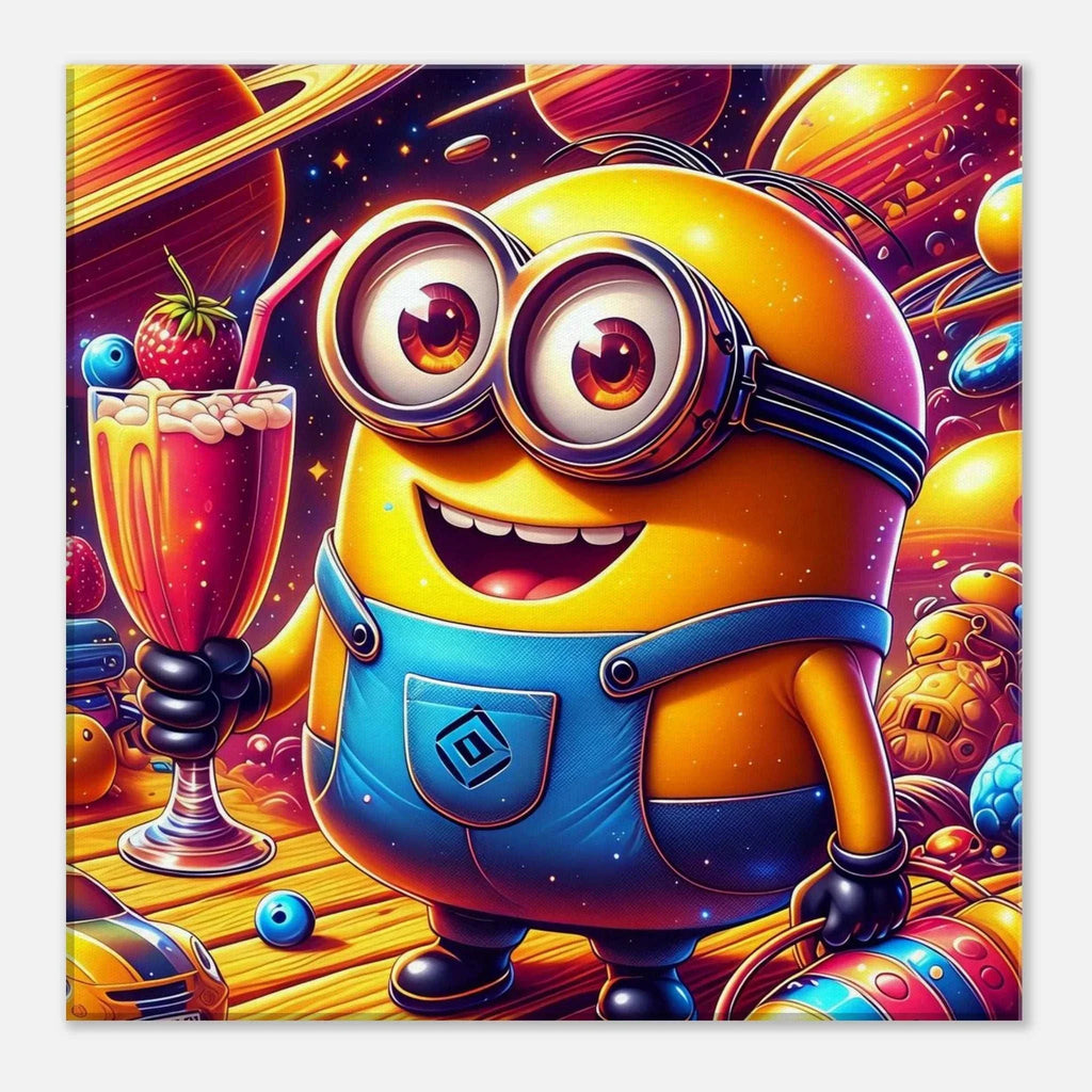 Minions Wall Canvas featuring vibrant colors and playful characters.