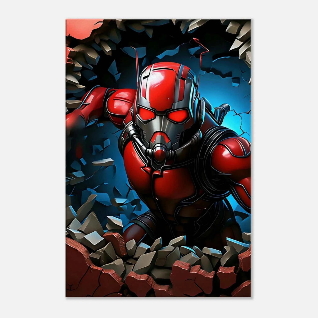 Antman canvas featuring dynamic Marvel artwork, vibrant colors, and heroic imagery.