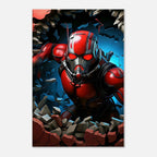 Antman canvas featuring dynamic Marvel artwork, vibrant colors, and heroic imagery.