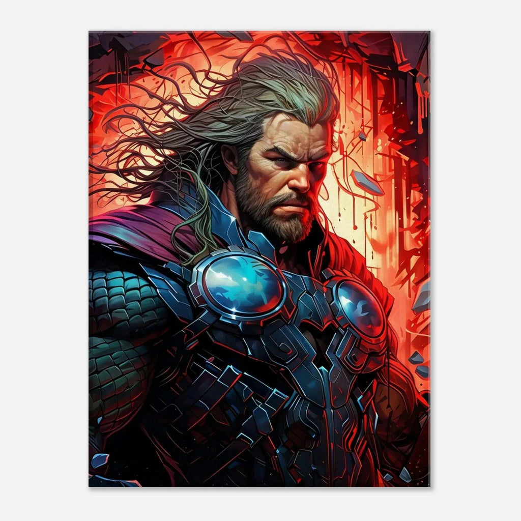 Thor Wall Canvas featuring bold and striking imagery, ideal for adding a fearless edge to any room.