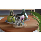 Motivational coffee mug with "Good Things Are Coming" quote, vibrant design, and ceramic glossy finish.