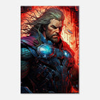 Thor Wall Canvas featuring bold, striking imagery; adds fearless edge and strength to any room.