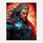 Thor Wall Canvas with bold, striking imagery and vibrant colors, perfect for adding a fearless edge to any room.