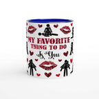 Cheeky Fun Valentines Day Mug with playful design, perfect gift for coffee lovers.