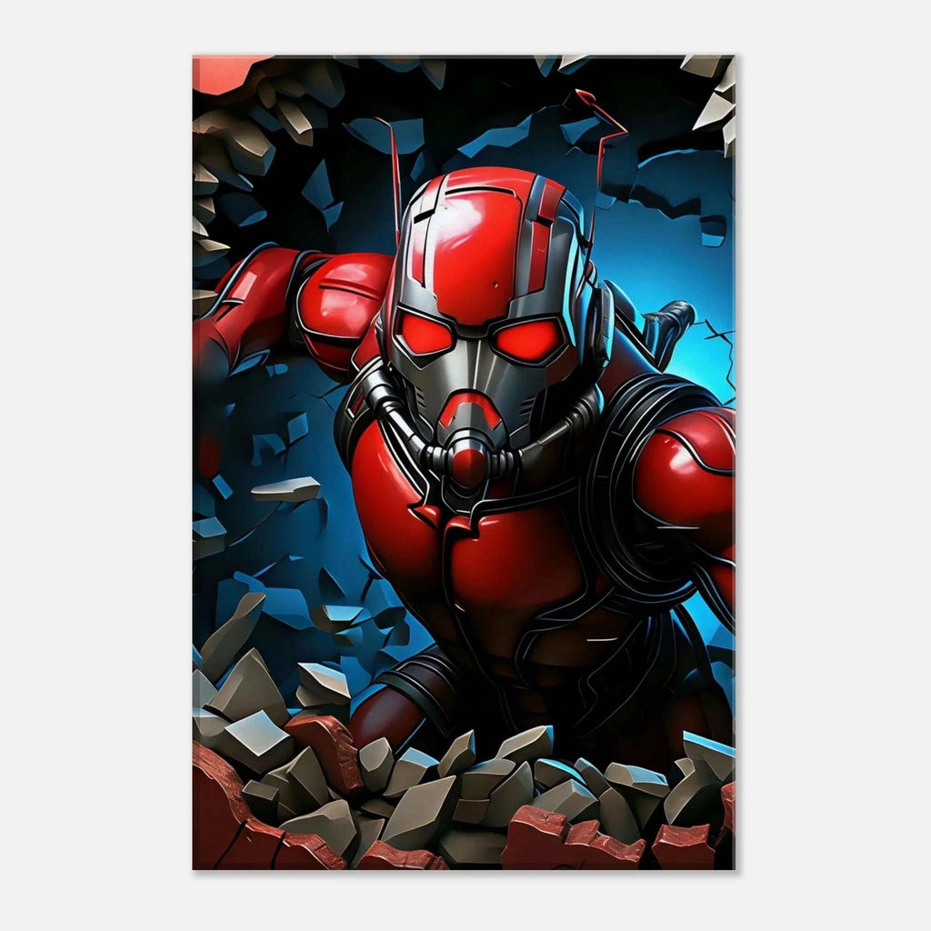 Antman canvas with dynamic artwork and vibrant colors.
