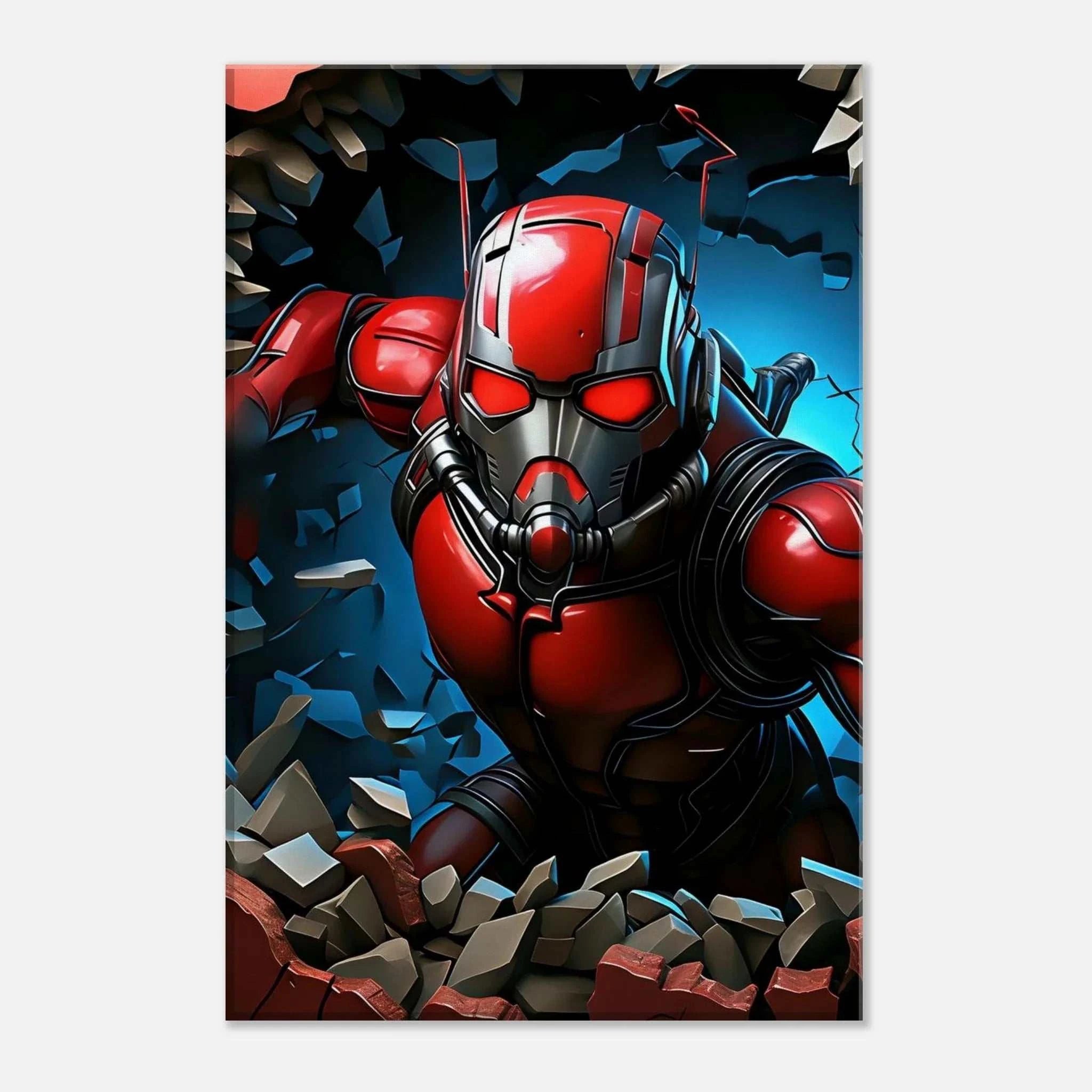 Antman canvas with dynamic artwork and vibrant colors.