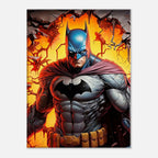 Batman wall canvas featuring Gotham's protector with vibrant, bold design, available in multiple sizes.