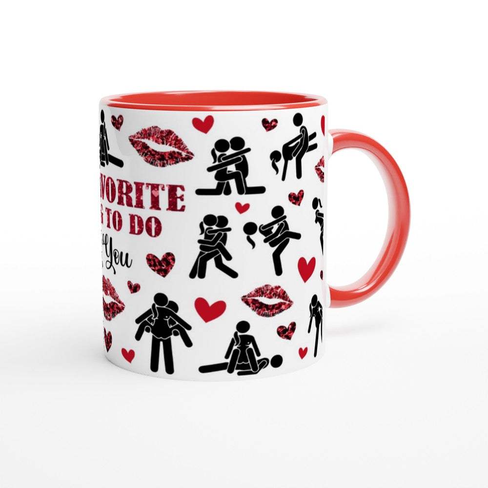 Cheeky Fun Valentines Day Mug with playful design, perfect gift for loved ones.