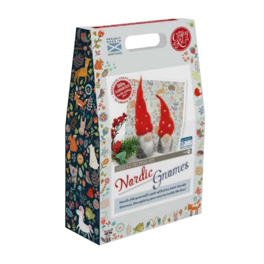 Nordic Gnomes Needle Felting Craft Kit for Creative Fun from Littlebitz